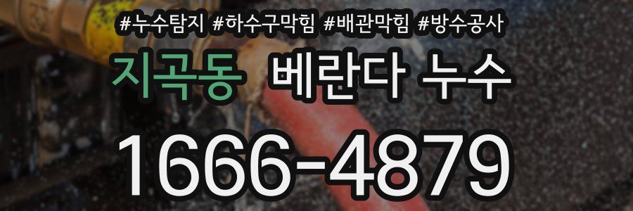 지곡동 베란다 누수
