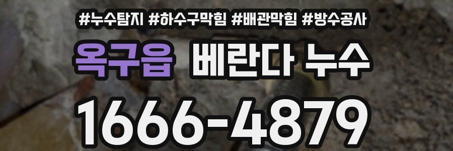 옥구읍 베란다 누수