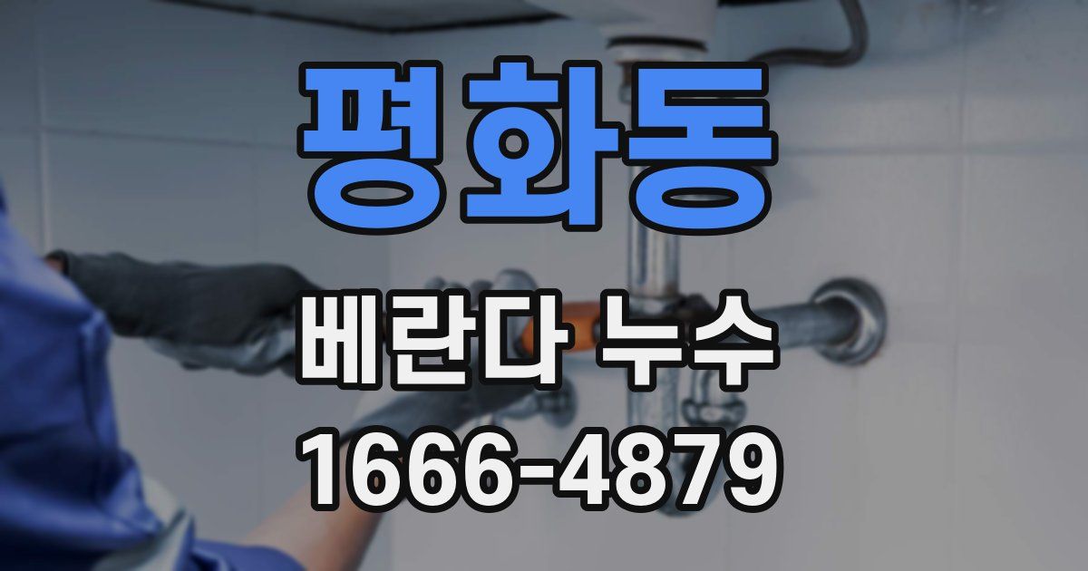 평화동 베란다 누수