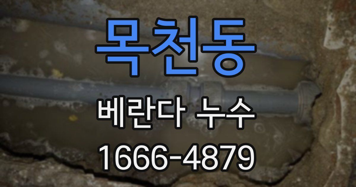목천동 베란다 누수