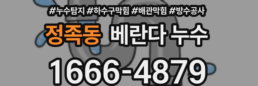 정족동 베란다 누수