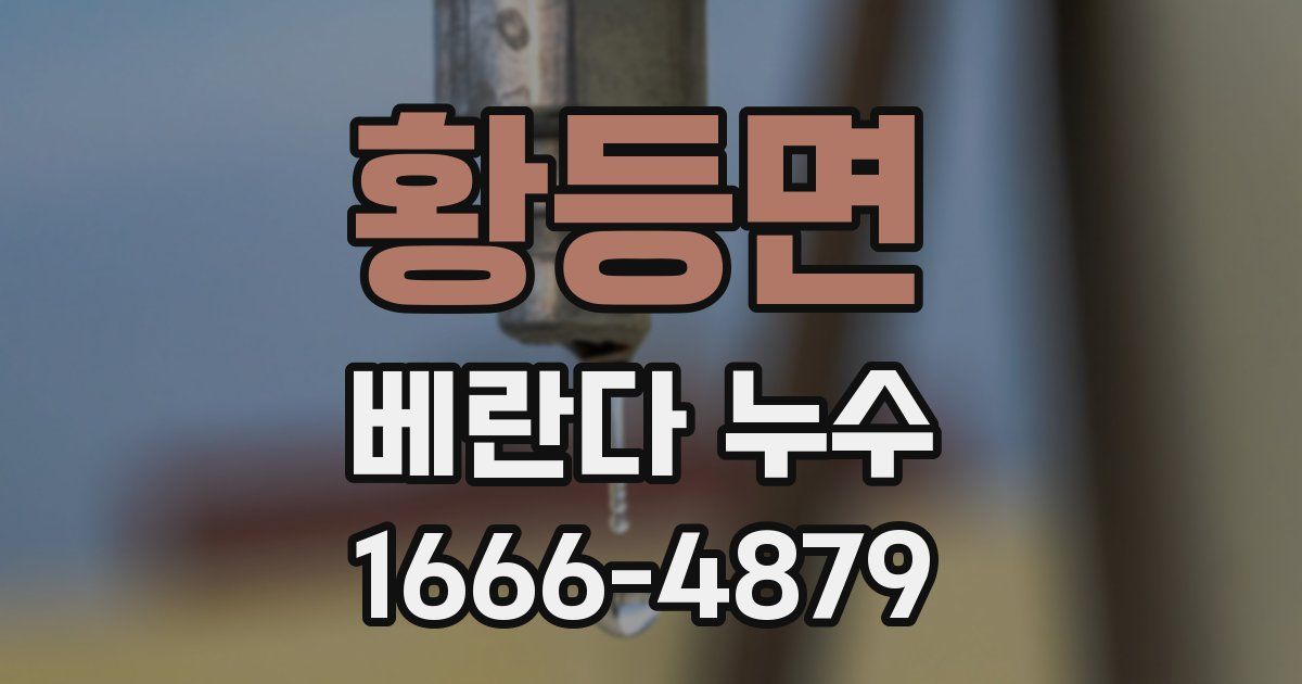 황등면 베란다 누수