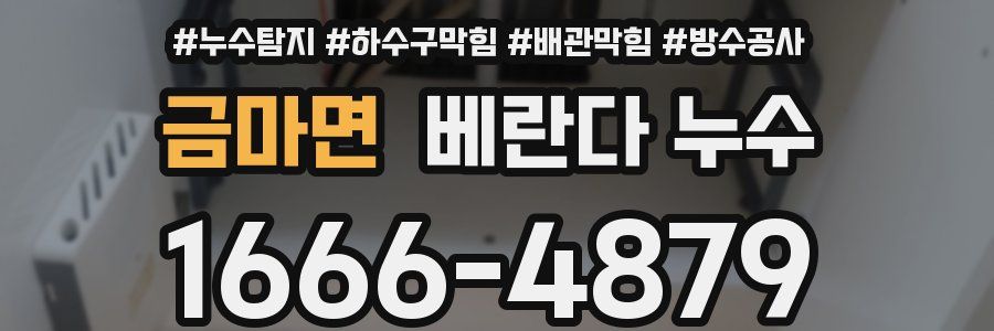 금마면 베란다 누수