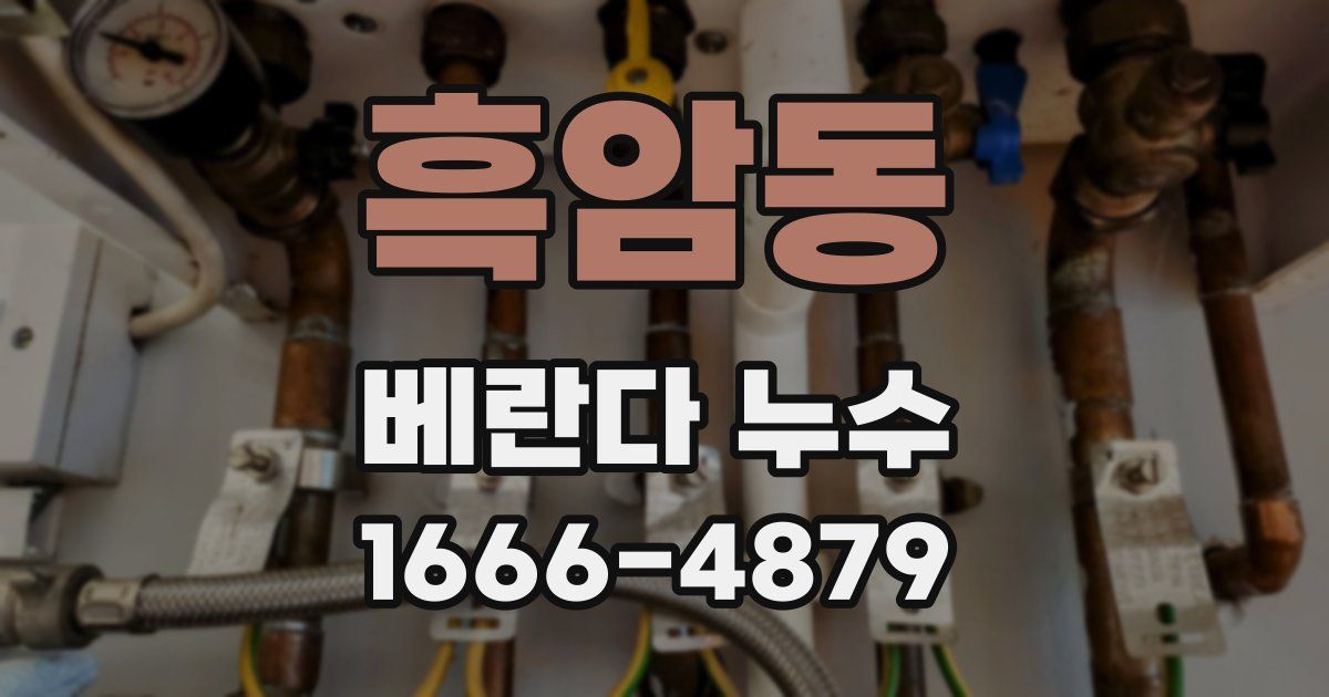 흑암동 베란다 누수