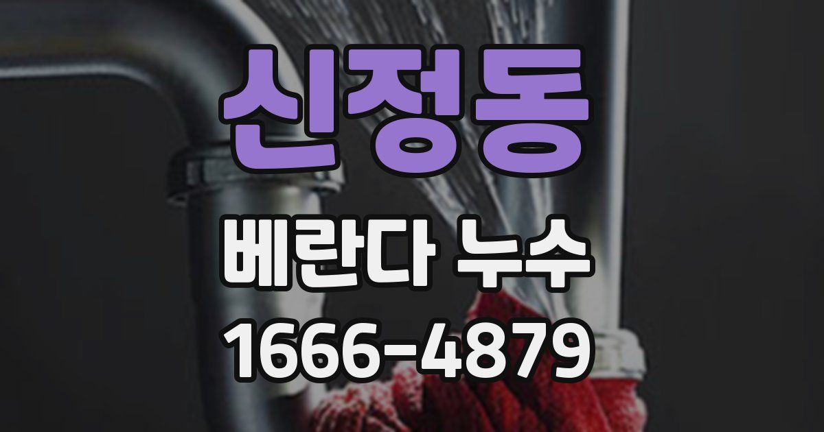 신정동 베란다 누수