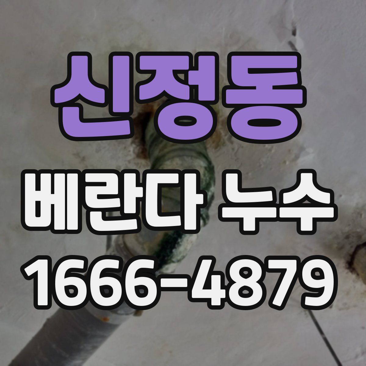 신정동 베란다 누수