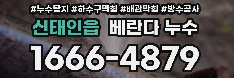 신태인읍 베란다 누수