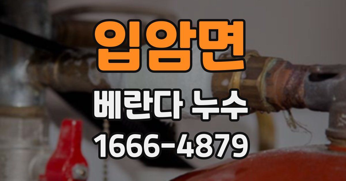 입암면 베란다 누수