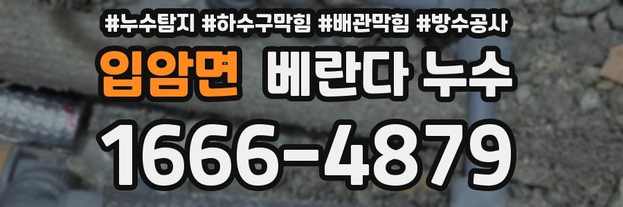 입암면 베란다 누수