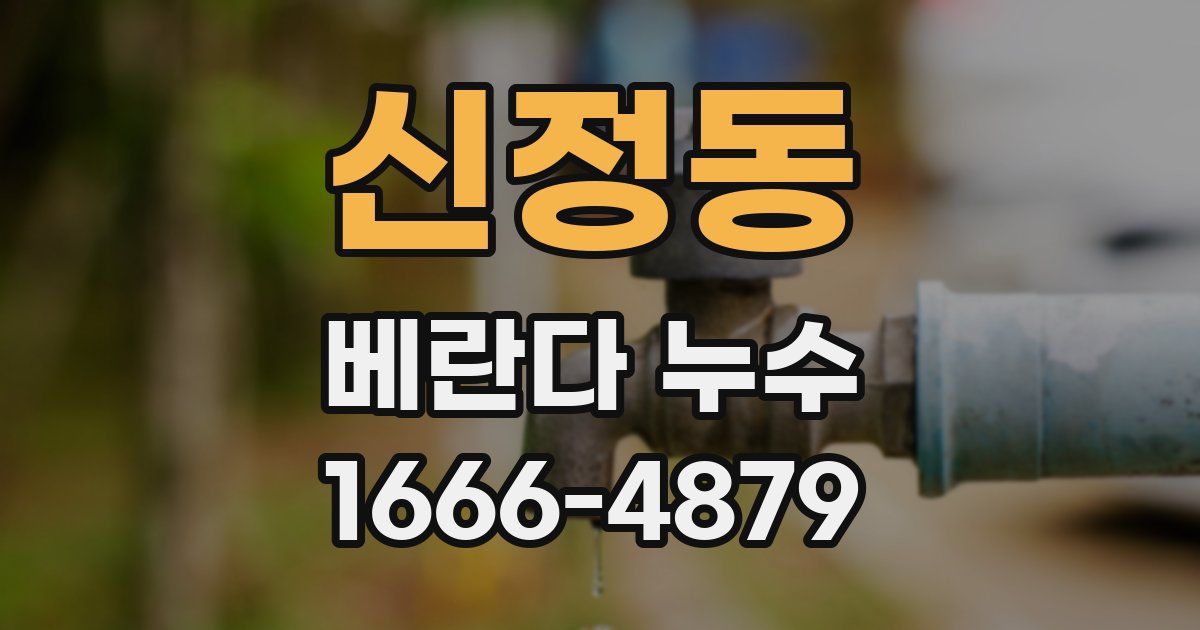 신정동 베란다 누수