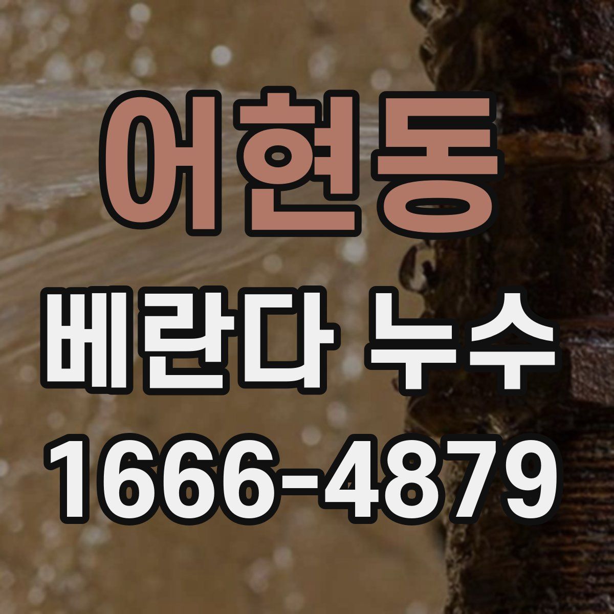 어현동 베란다 누수