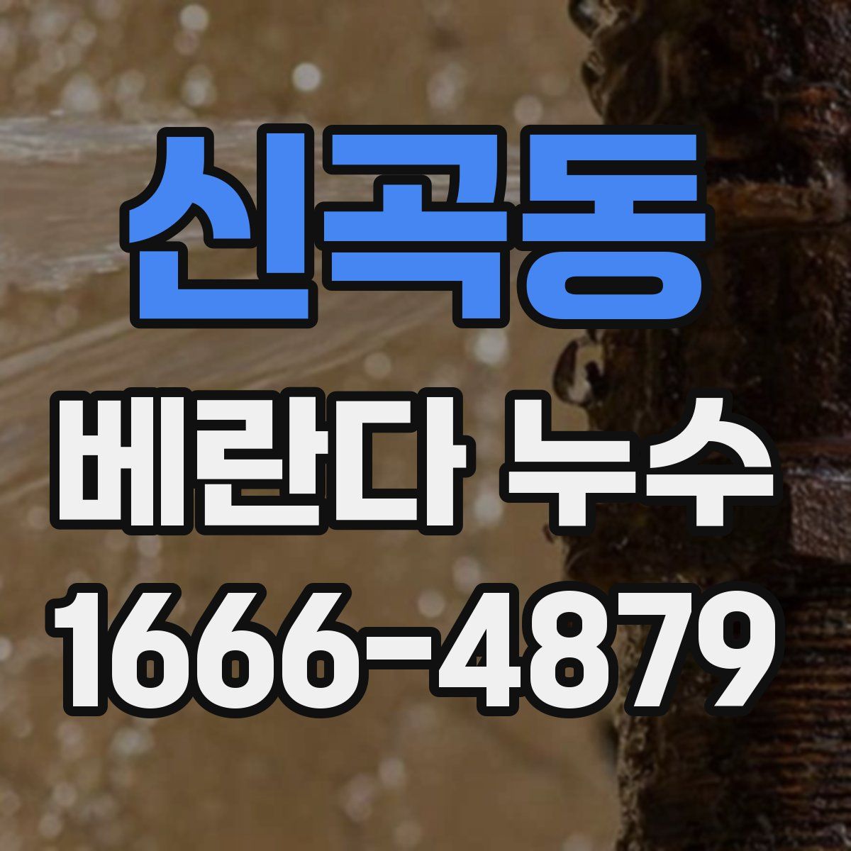신곡동 베란다 누수