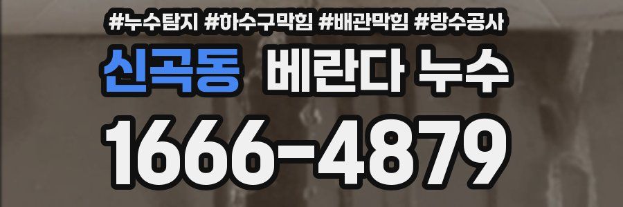 신곡동 베란다 누수