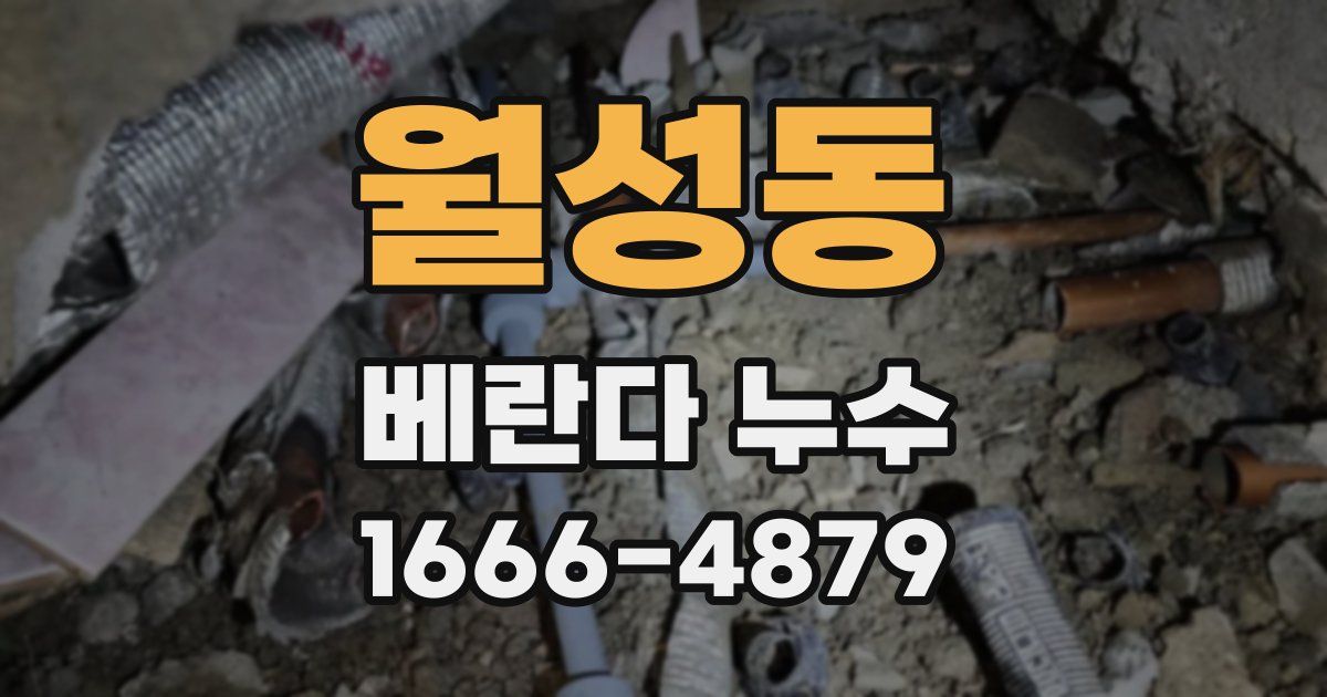 월성동 베란다 누수
