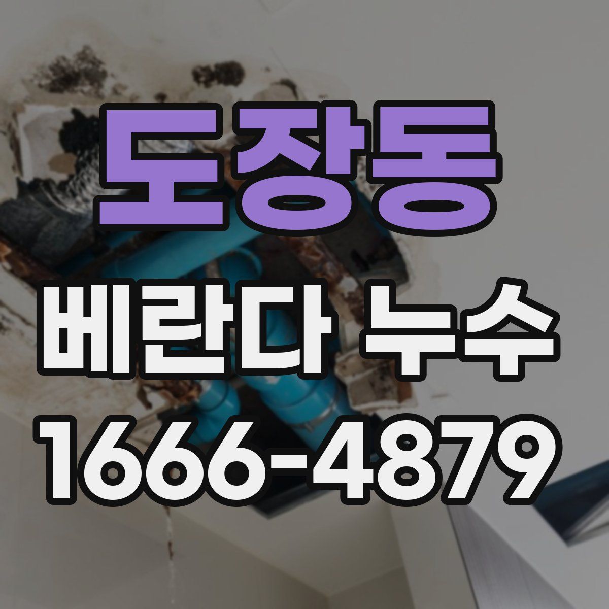 도장동 베란다 누수