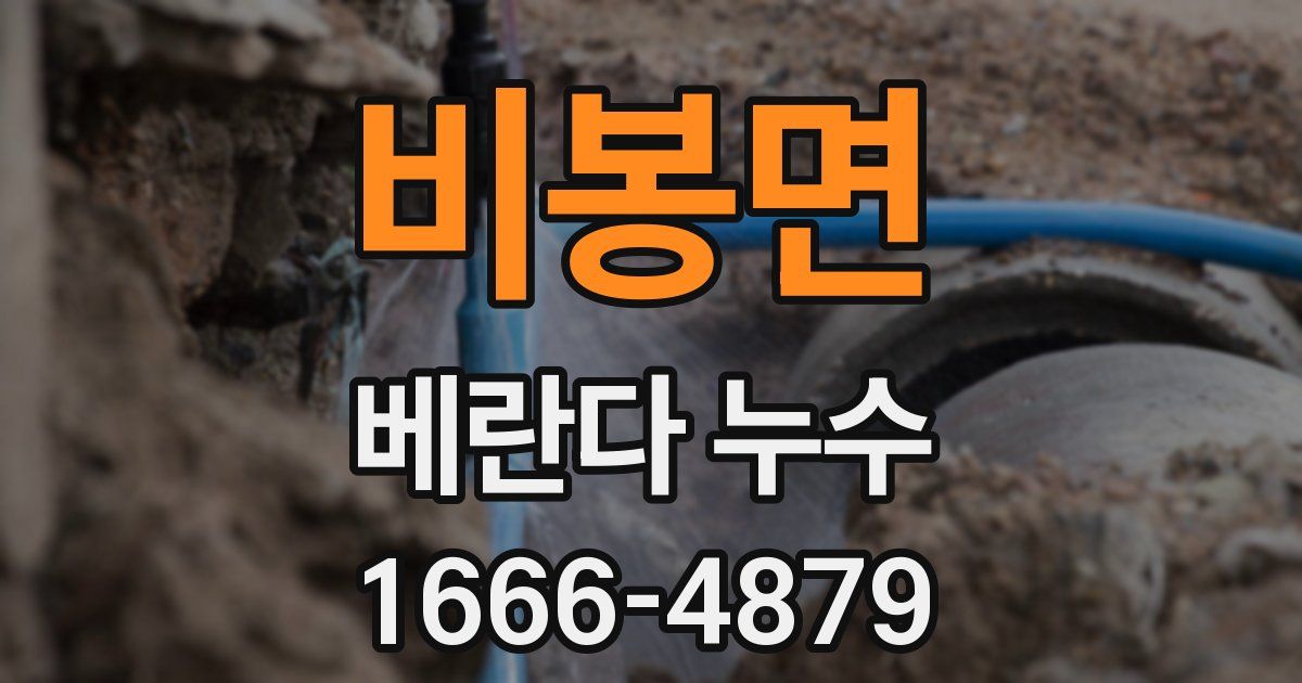 비봉면 베란다 누수