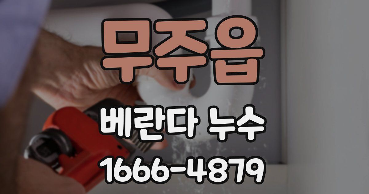 무주읍 베란다 누수