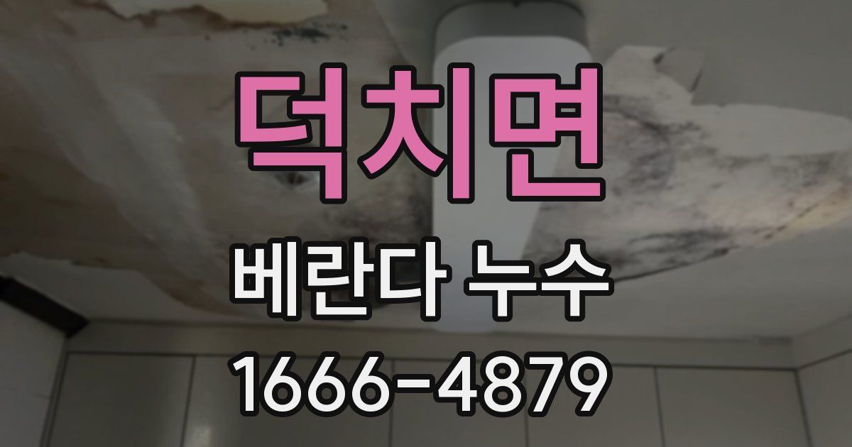 덕치면 베란다 누수