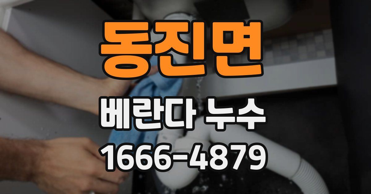 동진면 베란다 누수
