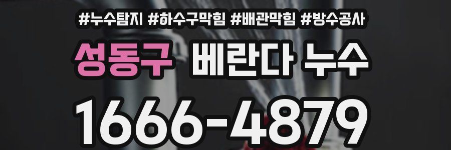 성동구 베란다 누수