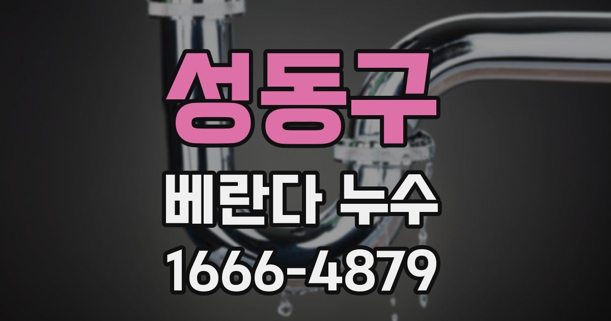 성동구 베란다 누수