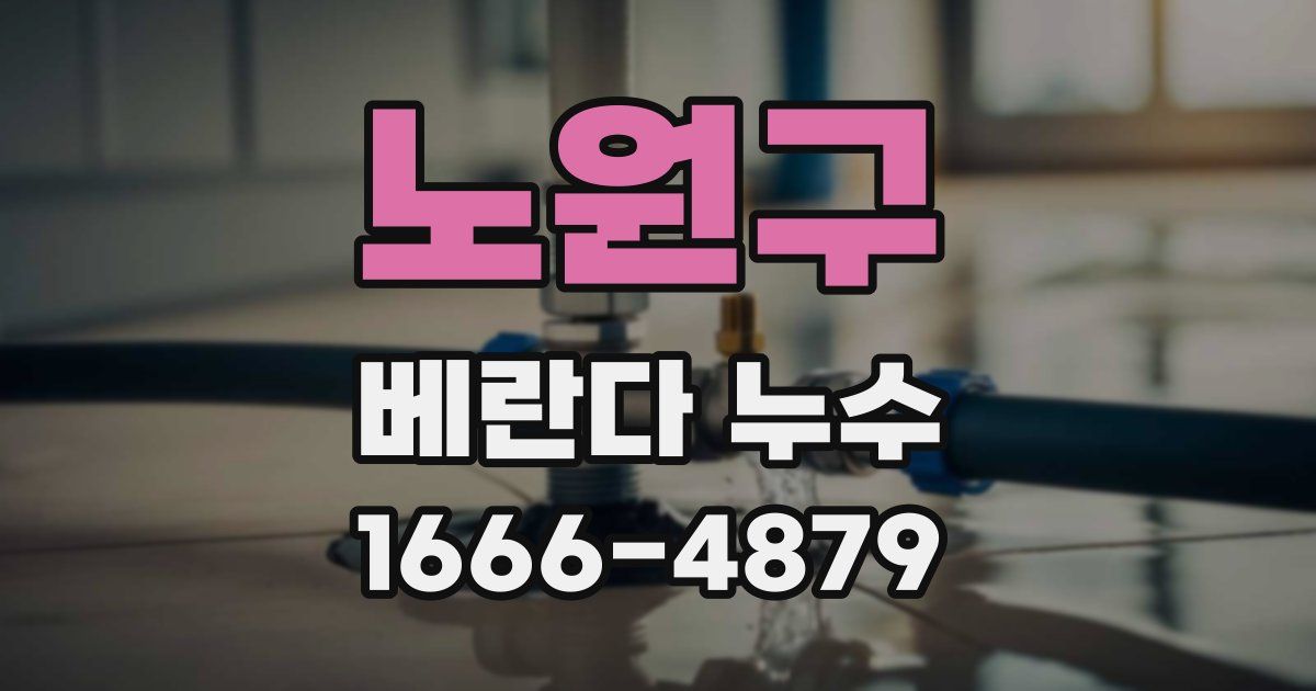 노원구 베란다 누수