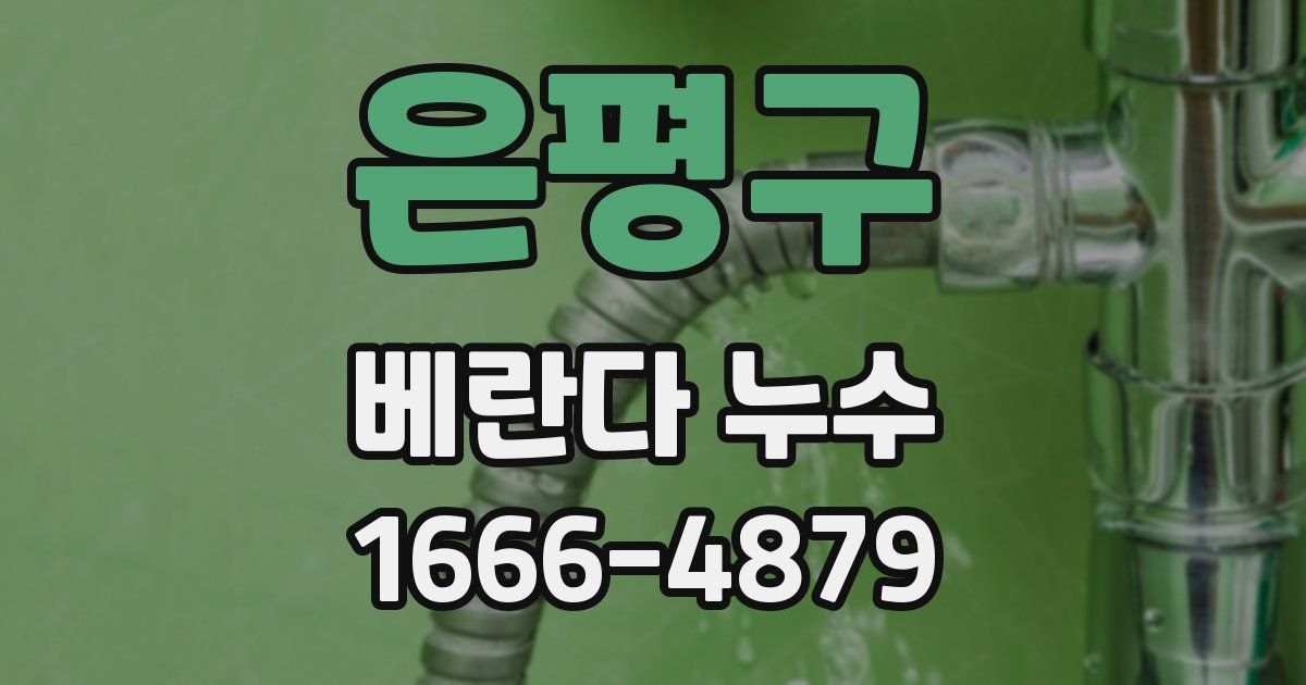 은평구 베란다 누수