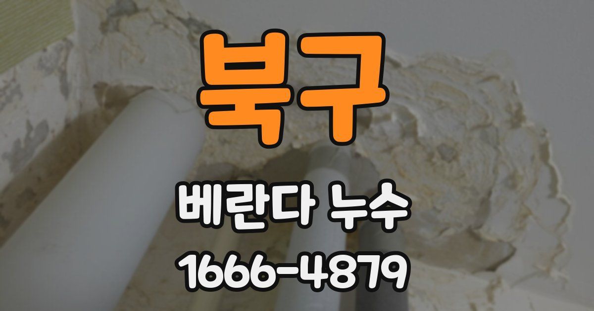 북구 베란다 누수