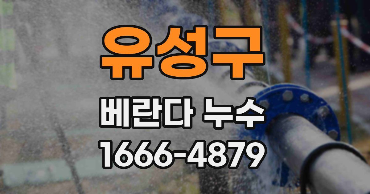 유성구 베란다 누수