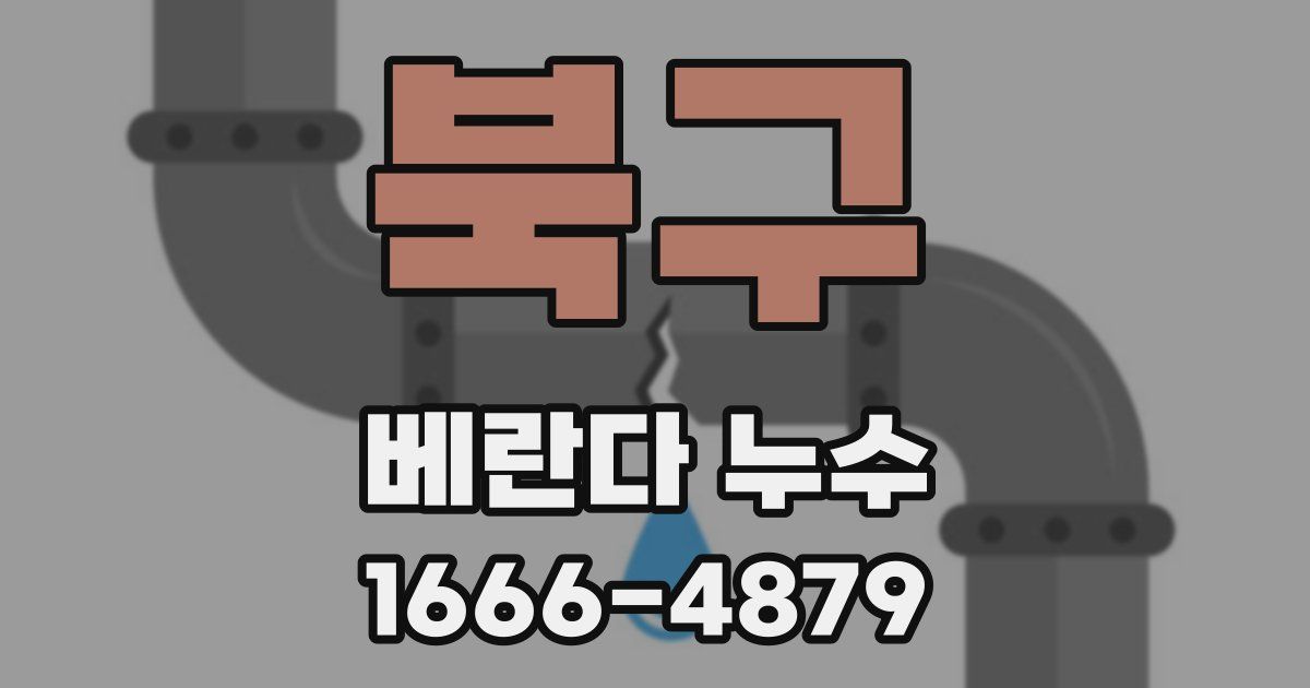 북구 베란다 누수