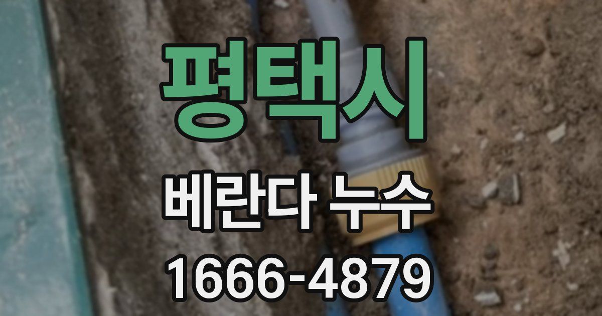 평택시 베란다 누수
