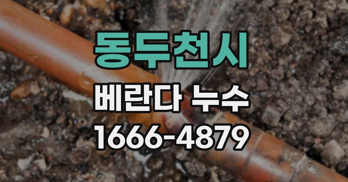 동두천시 베란다 누수