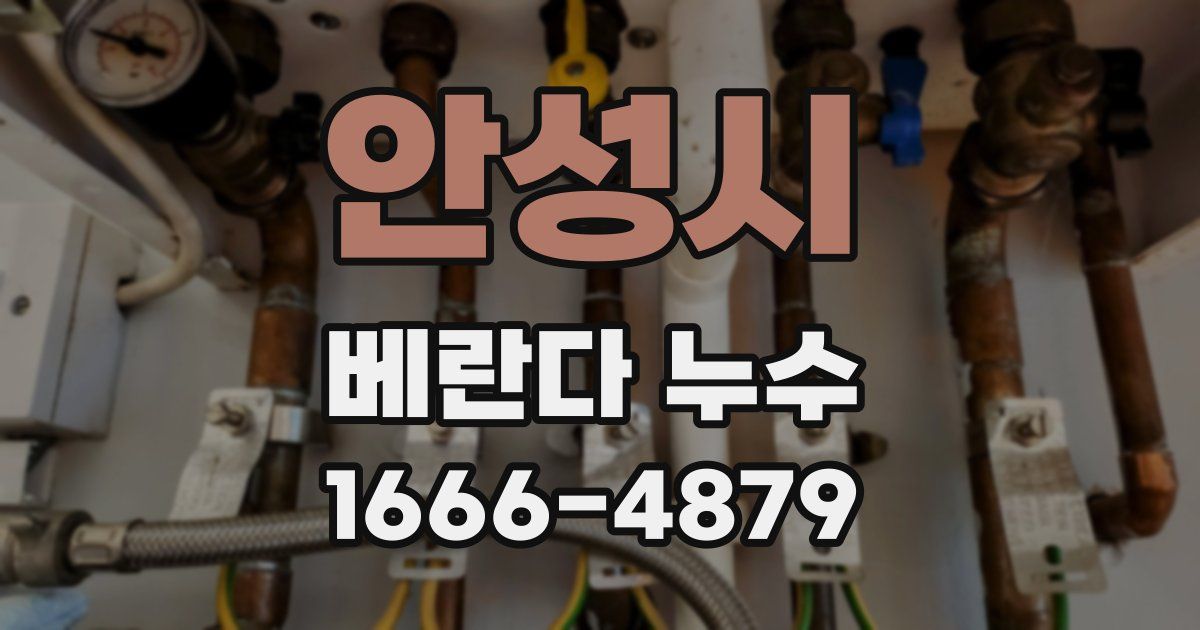 안성시 베란다 누수