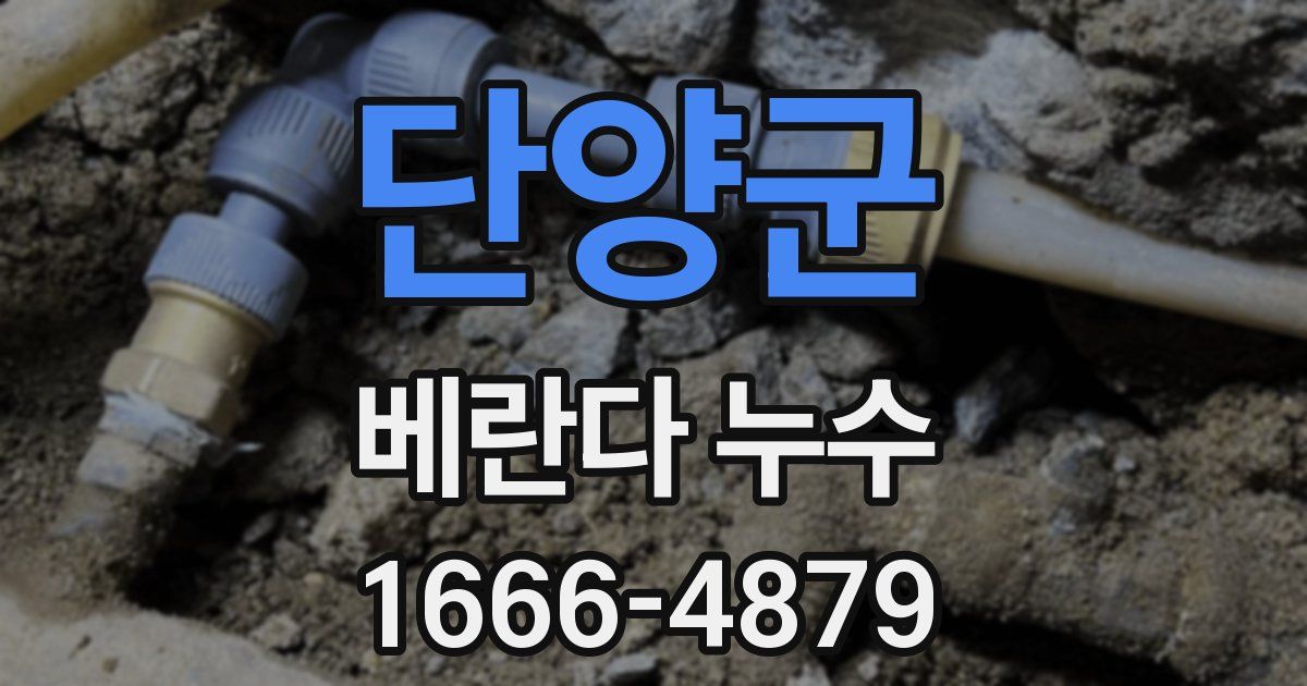 단양군 베란다 누수