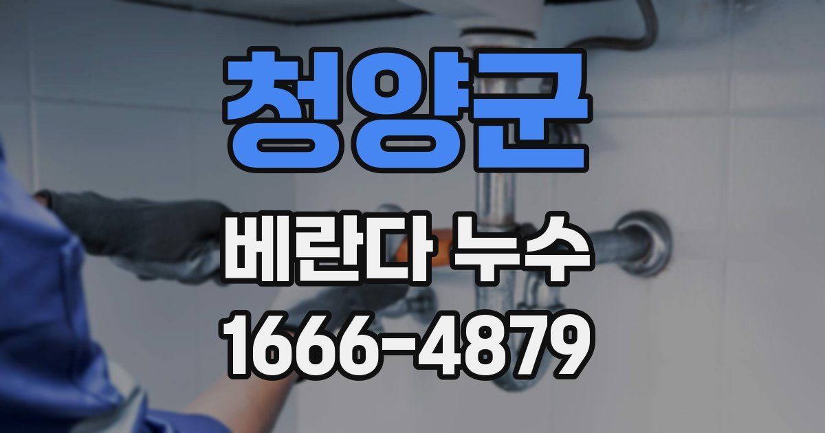 청양군 베란다 누수