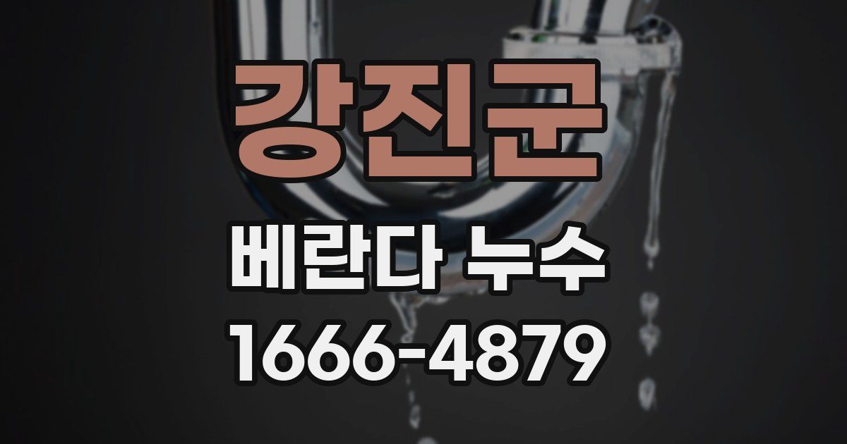 강진군 베란다 누수