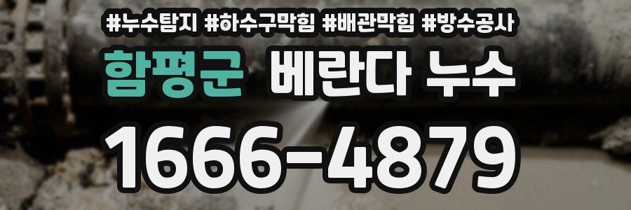 함평군 베란다 누수