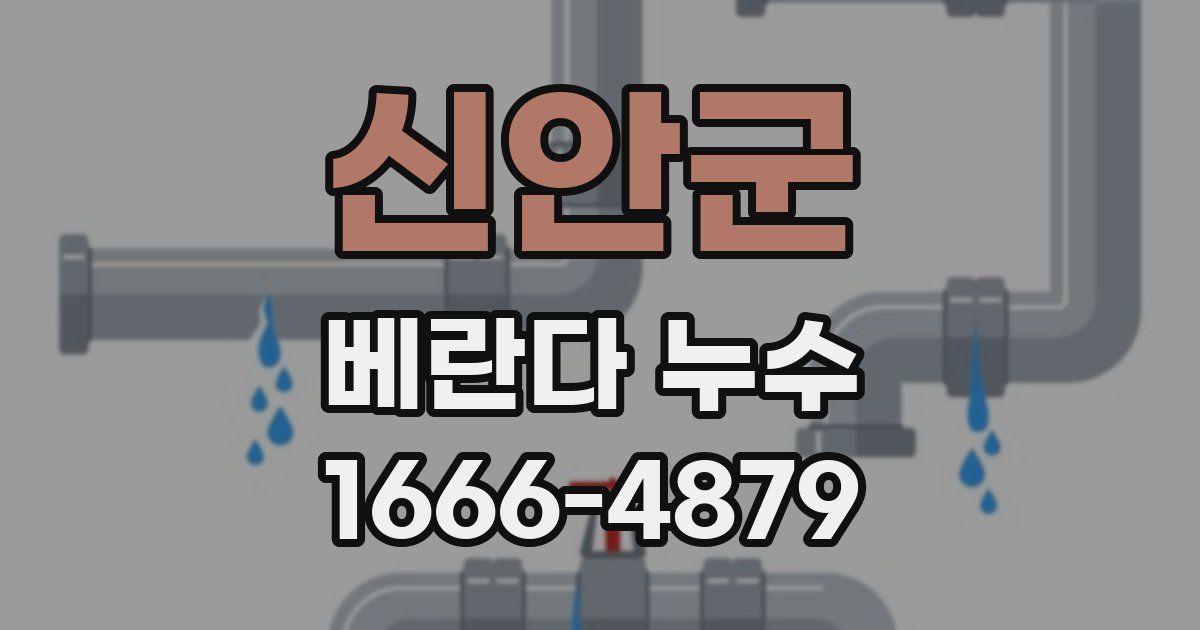 신안군 베란다 누수