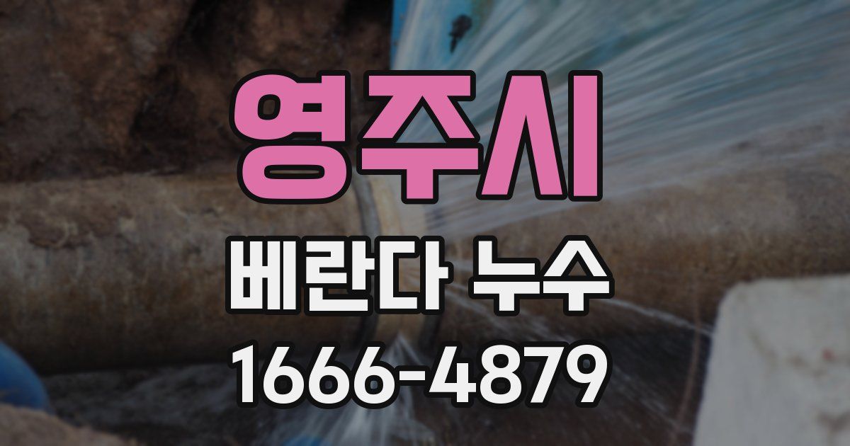 영주시 베란다 누수