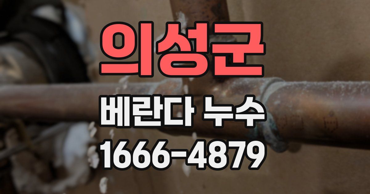 의성군 베란다 누수