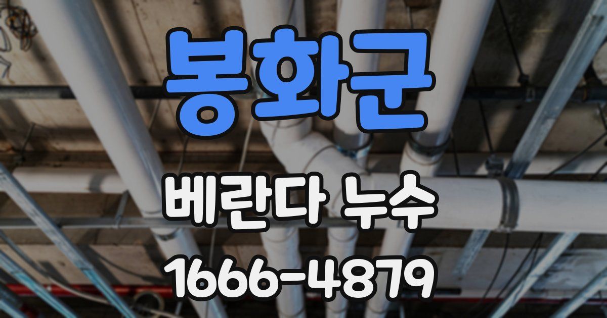 봉화군 베란다 누수
