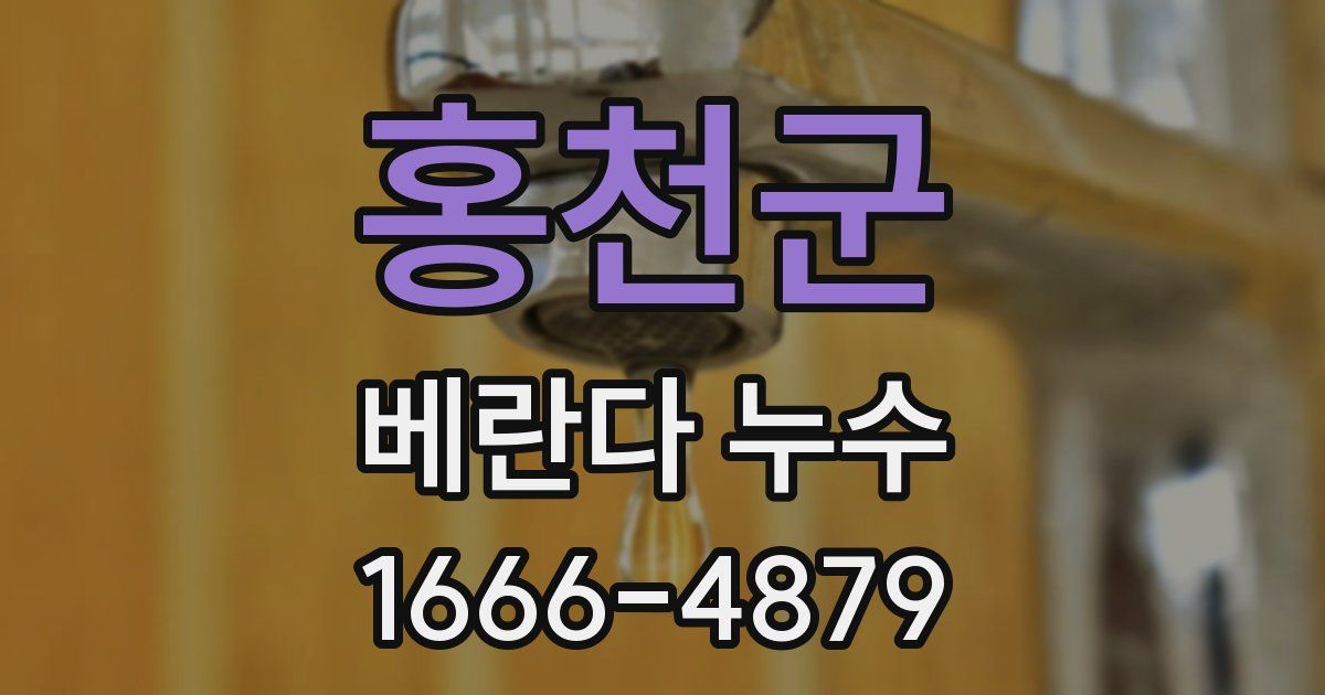홍천군 베란다 누수