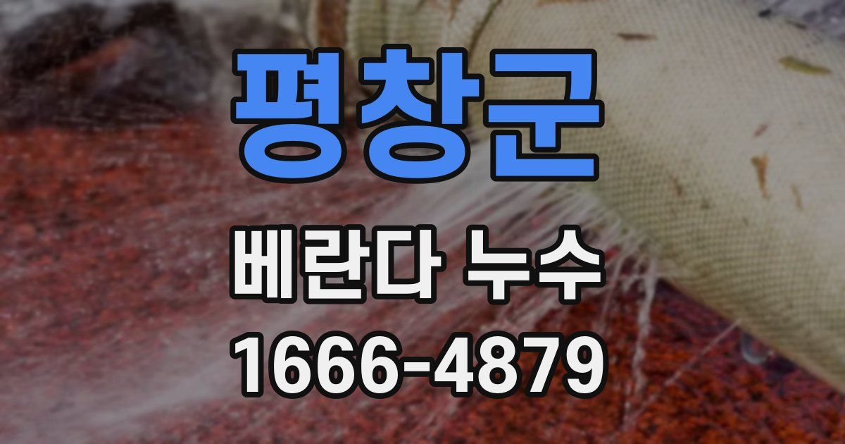 평창군 베란다 누수