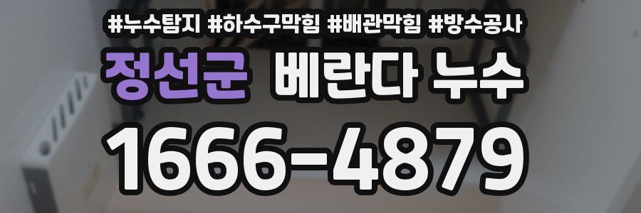 정선군 베란다 누수