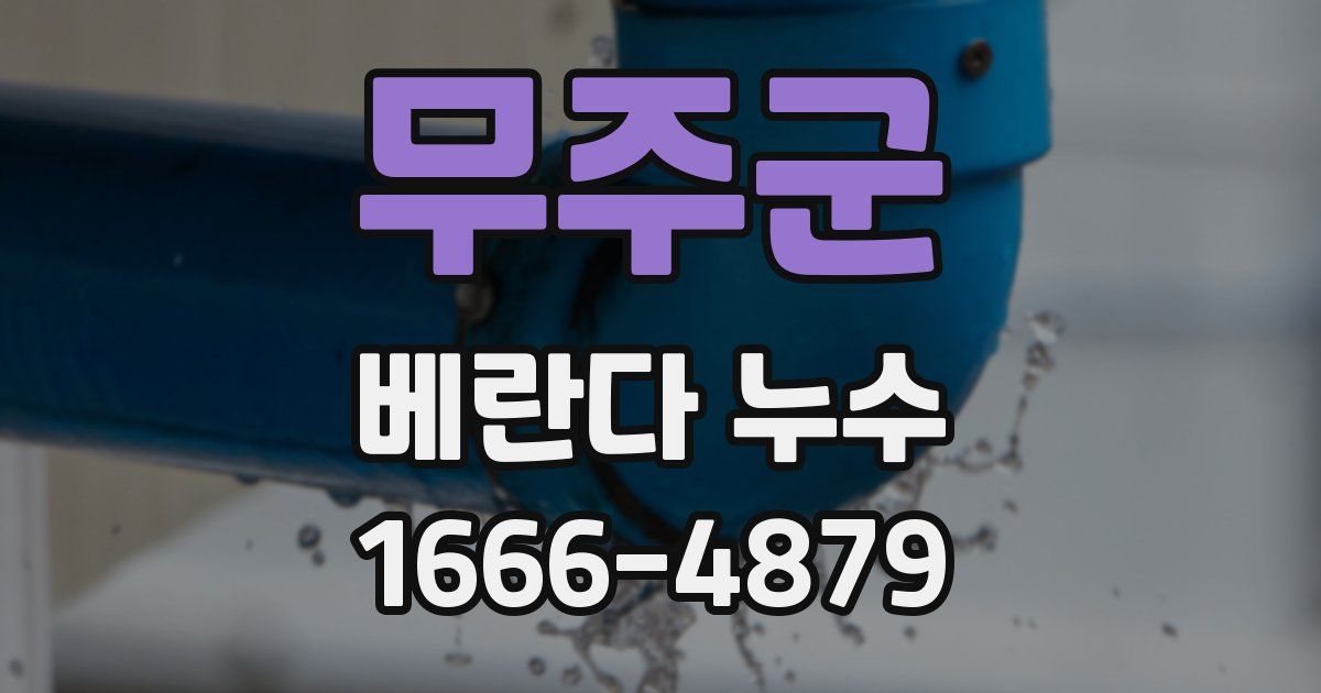 무주군 베란다 누수