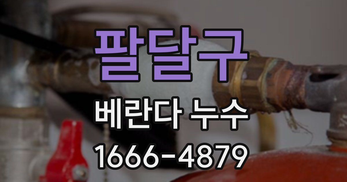 팔달구 베란다 누수