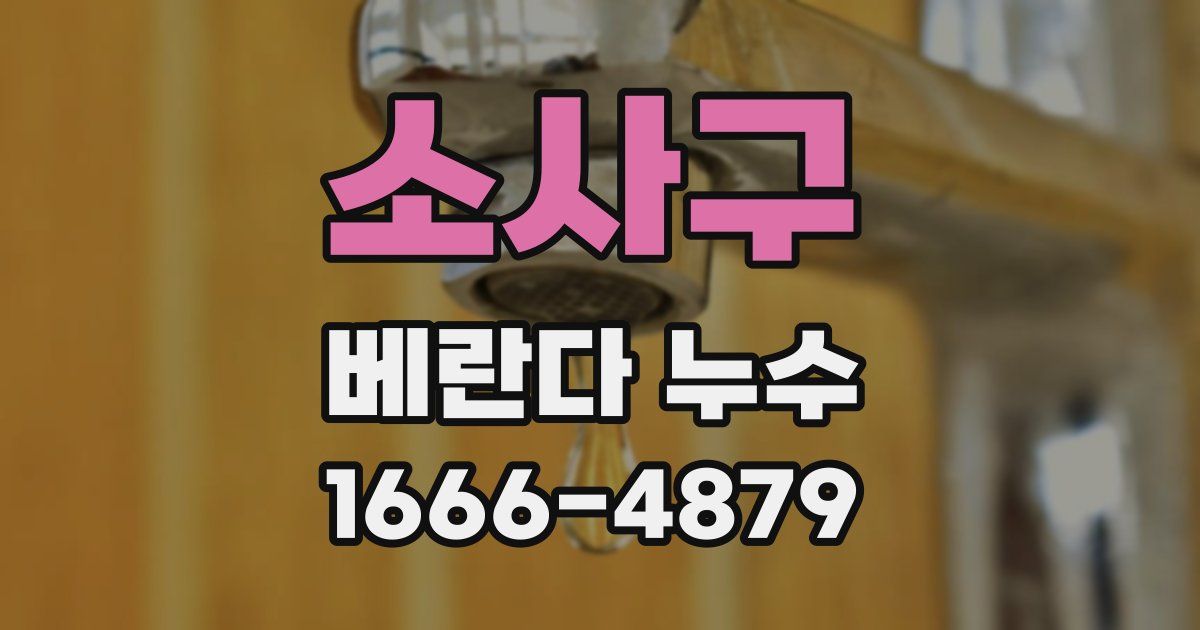 소사구 베란다 누수