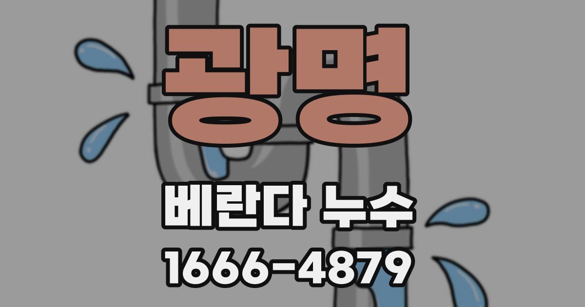 광명 베란다 누수