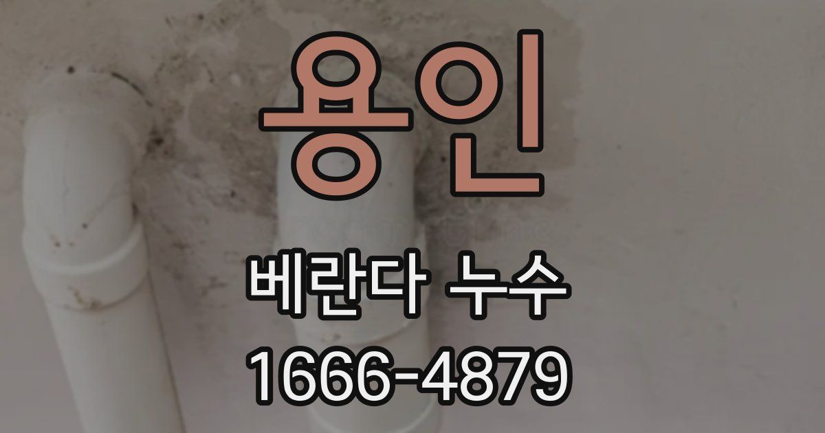 용인 베란다 누수