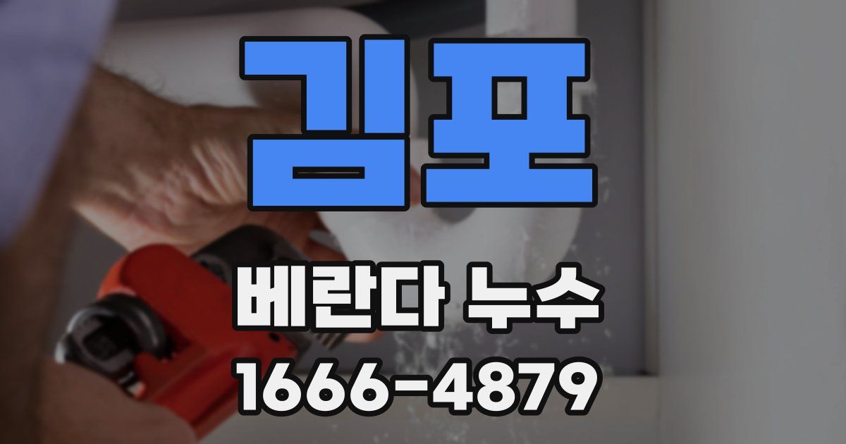김포 베란다 누수